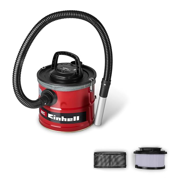 Einhell TC-AV 1830 D Aschesauger mit 18-Liter-Stahlbehälter und Aluminium-Saugrohr, Produktfoto