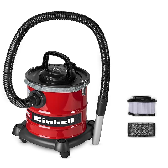 Einhell TC-AV 2032 DW Aschesauger mit 20-Liter-Stahlbehälter und Aluminiumschlauch, Produktfoto