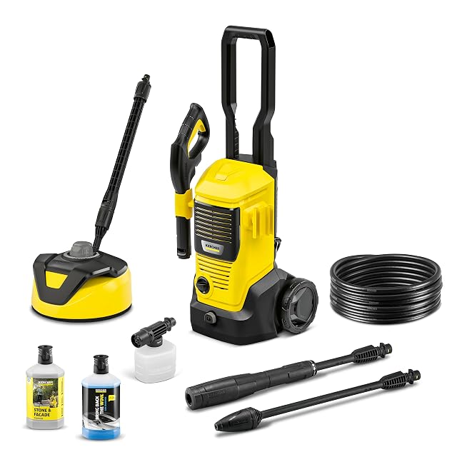 Kärcher K 4 FJ Home Hochdruckreiniger mit Flächenreiniger T 5, Produktfoto