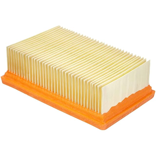 Kärcher KFI 4410 Flachfaltenfilter in seiner Filterbox, Produktfoto