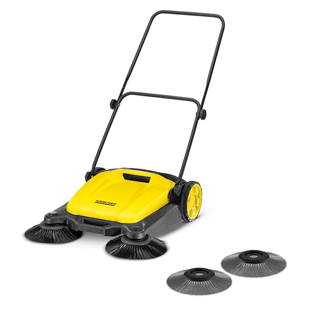 Kärcher S 3 Twin 2-in-1 Handkehrmaschine mit zwei Seitenbesen, Produktfoto