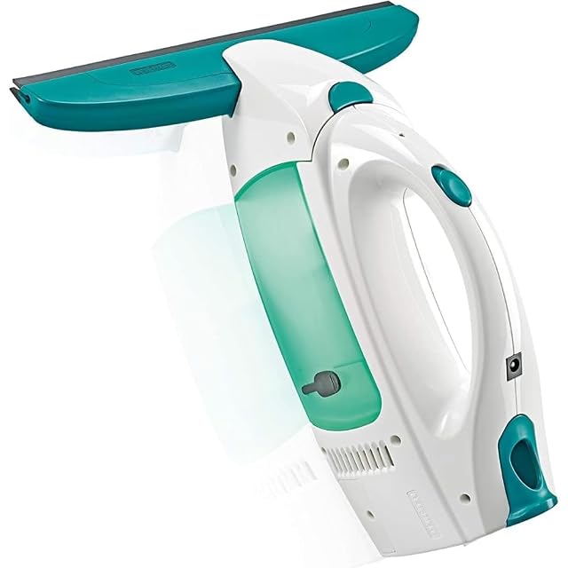 Leifheit Dry & Clean kabelloser Fenstersauger mit 360-Grad-Kopf, Produktfoto